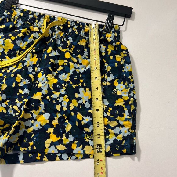 Outdoor Voices Doing Things Shorts Womens S Running Quick Dry Drawstring Floral - Picture 6 of 7